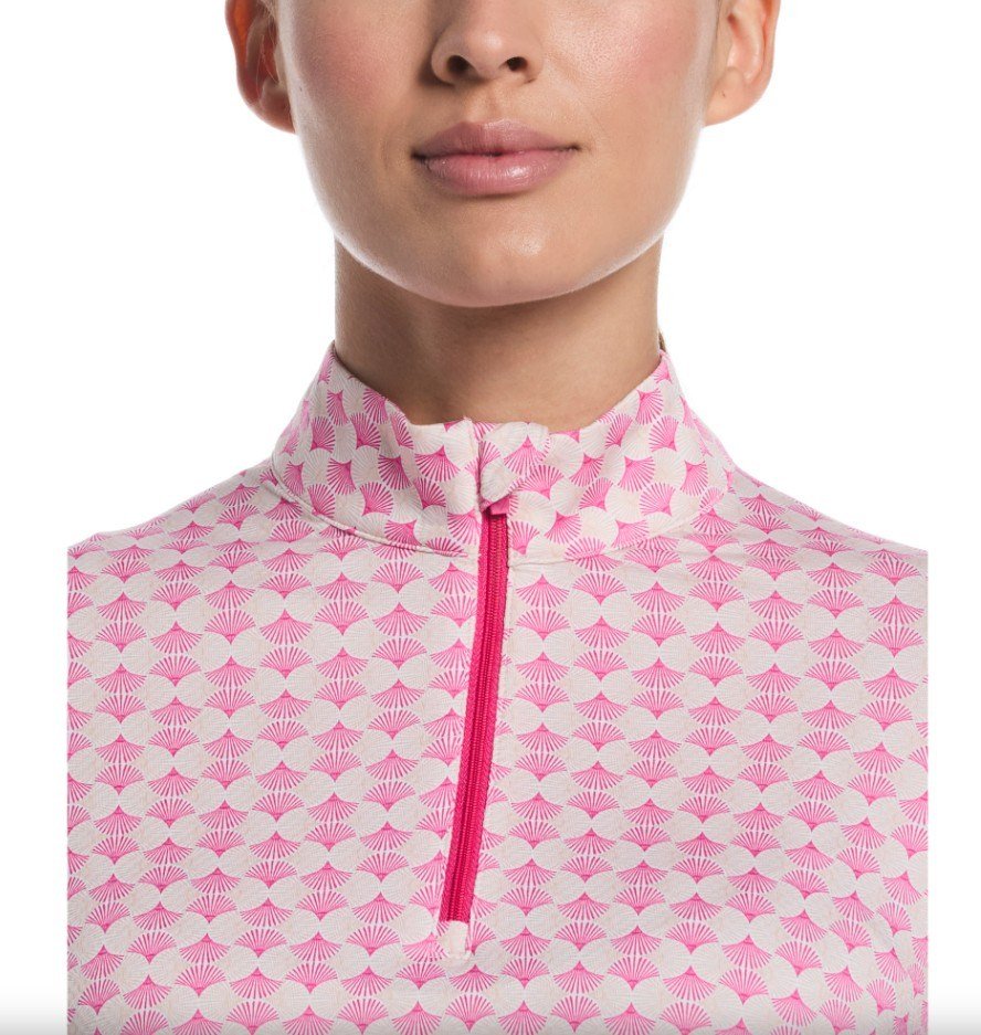 Callaway Deco Geo Printed sudadera de mujer, fuchsia purple
