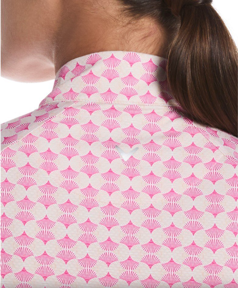 Callaway Deco Geo Printed sudadera de mujer, fuchsia purple