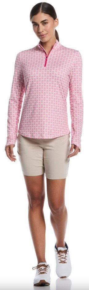 Callaway Deco Geo Printed sudadera de mujer, fuchsia purple