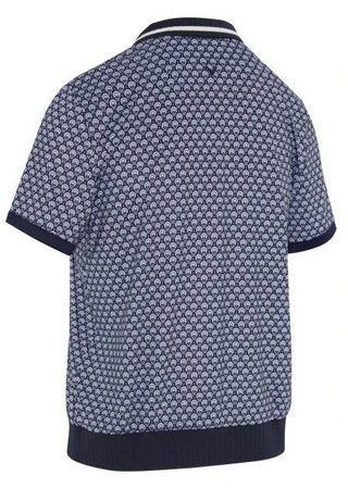 Callaway Scarf Geo Printed polo de mujer, peacoat
