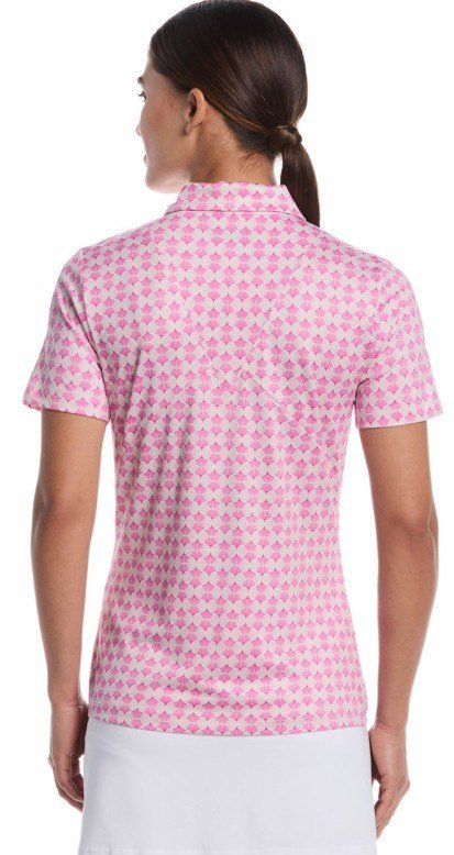 Callaway Deco Geo Print polo de mujer, fuchsia purple