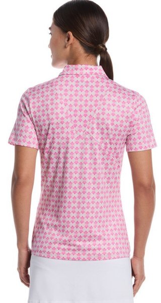 Callaway Deco Geo Print polo de mujer, fuchsia purple