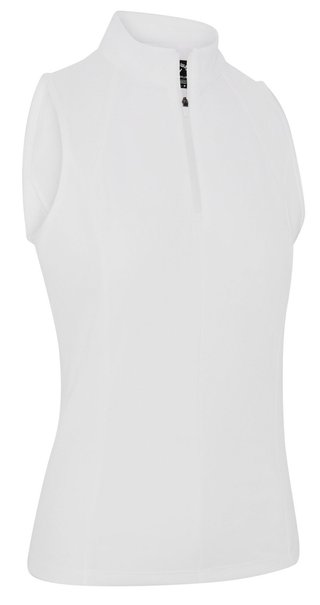 Callaway Rib Play Sleeveless polo de mujer, brilliant white