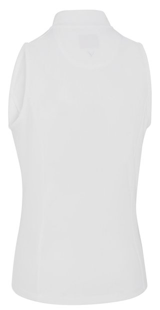 Callaway Rib Play Sleeveless polo de mujer, brilliant white