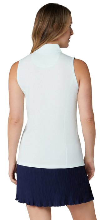 Callaway Rib Play Sleeveless polo de mujer, salt air