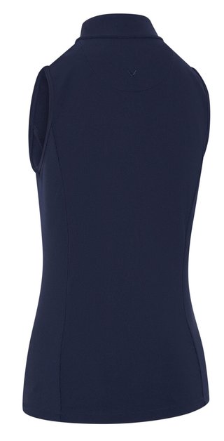 Callaway Rib Play Sleeveless polo de mujer, peacoat