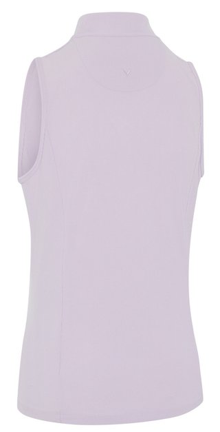 Callaway Rib Play Sleeveless polo de mujer, lila pastel