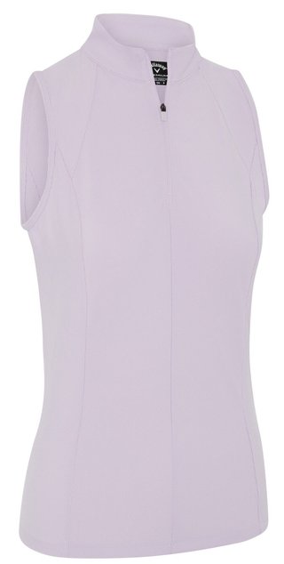 Callaway Rib Play Sleeveless polo de mujer, lila pastel