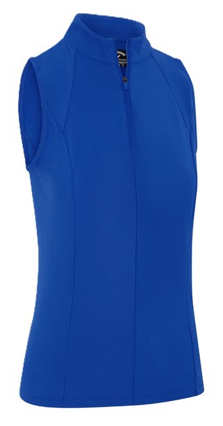 Callaway Rib Play Sleeveless polo de mujer, blue tattoo