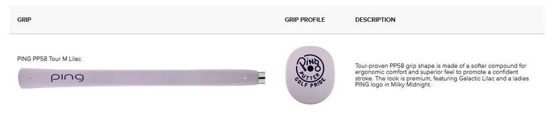 PING Golf PING G Le4 Louise putter de damas