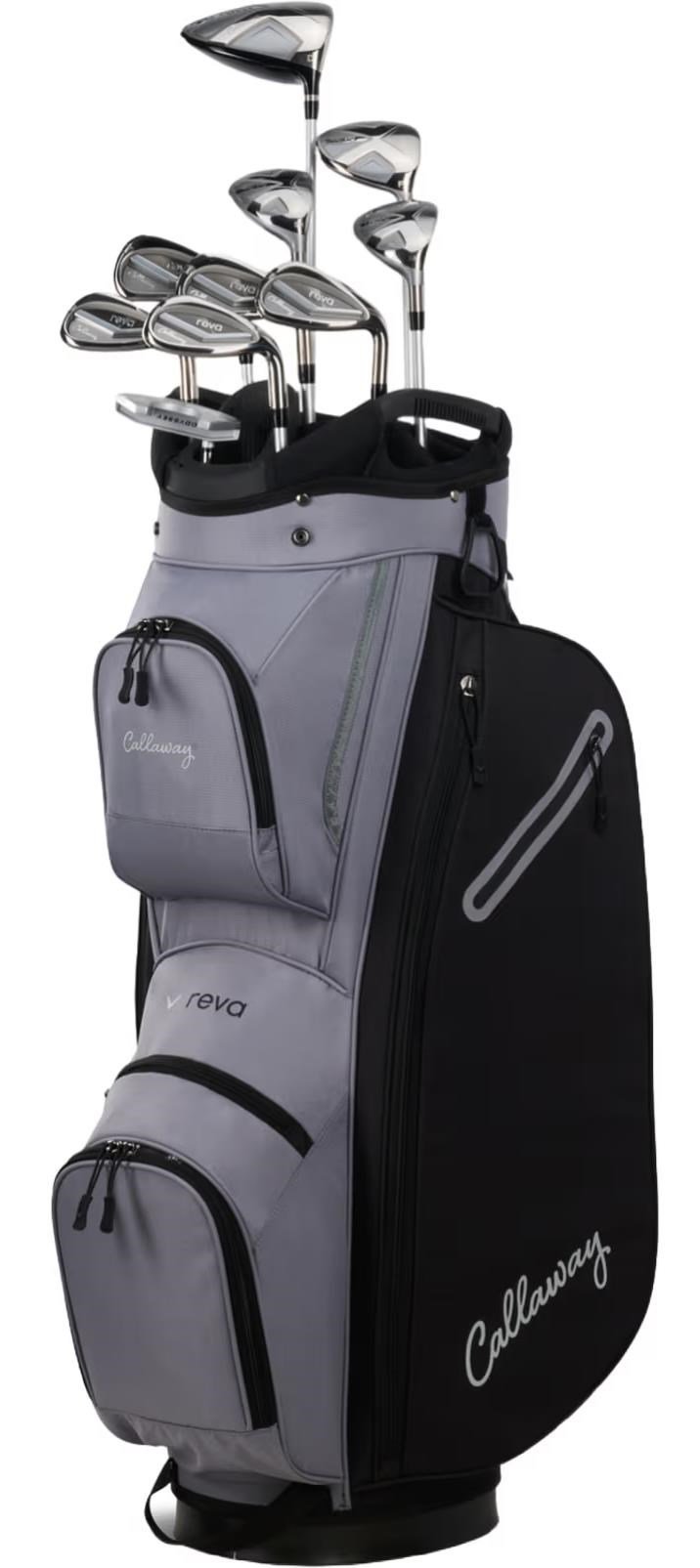Callaway Reva 11PC Black set de golf para mujer 2026 (grafito), diestras + bolsa de carro