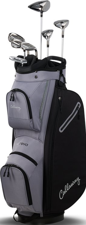 Callaway Reva 8PC Black set de golf para mujer, grafit