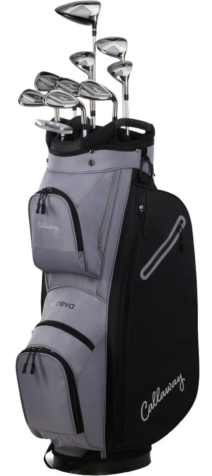 Callaway Reva 11PC Black set de golf para mujer 2026 (grafito), diestras + bolsa de carro