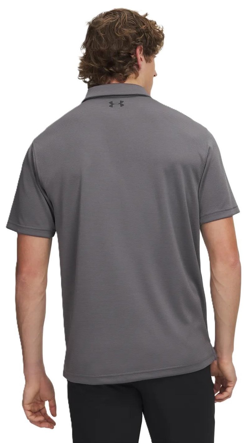 Under Armour Tech polo de hombre, grafito/negro