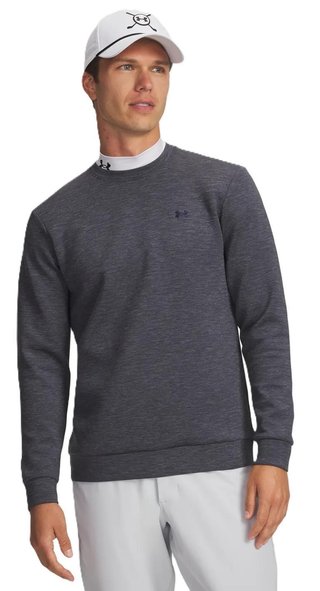 Under Armour Drive Midlayer Crew sudadera de hombre, midnight navy
