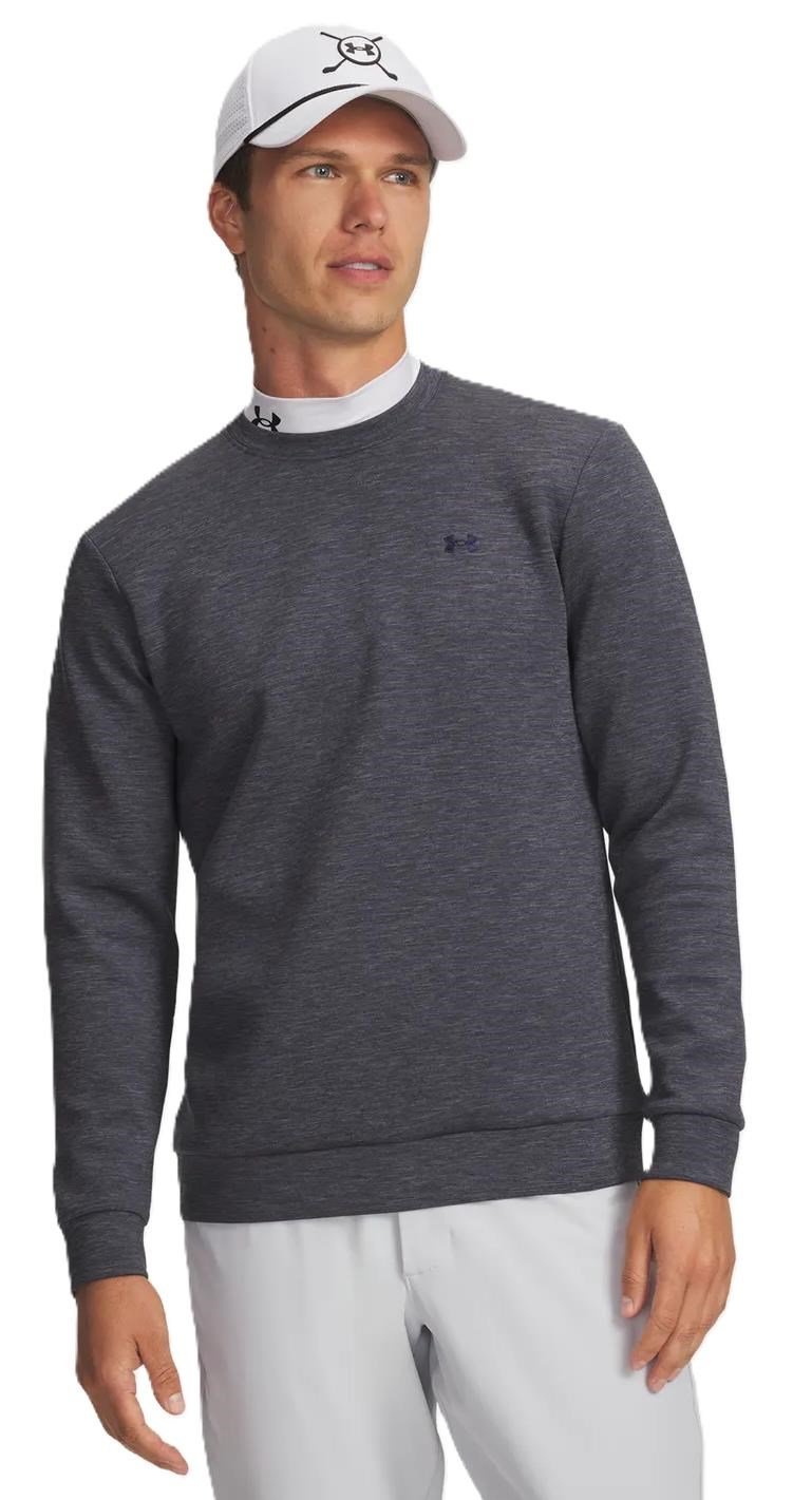Under Armour Drive Midlayer Crew sudadera de hombre, midnight navy