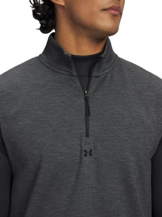 Under Armour Drive Midlayer chaqueta sin mangas para hombre, negra