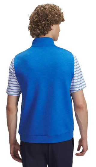 Under Armour Drive Midlayer chaqueta sin mangas para hombre, azul marino