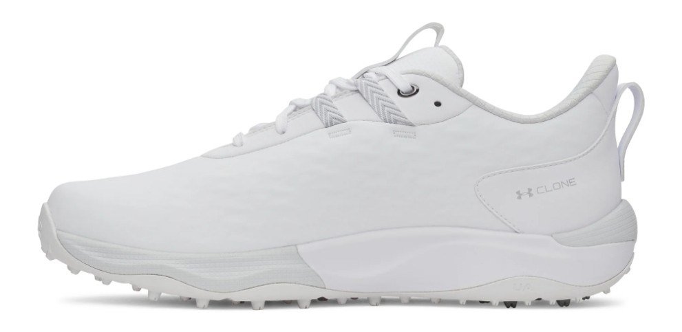 Under Armour Drive Pro Clone Spikeless zapatos de golf para hombre, blancos