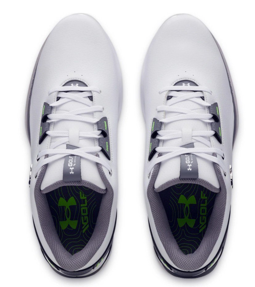 Under Armour Drive Fade 2 zapatos de golf para hombre, blancos