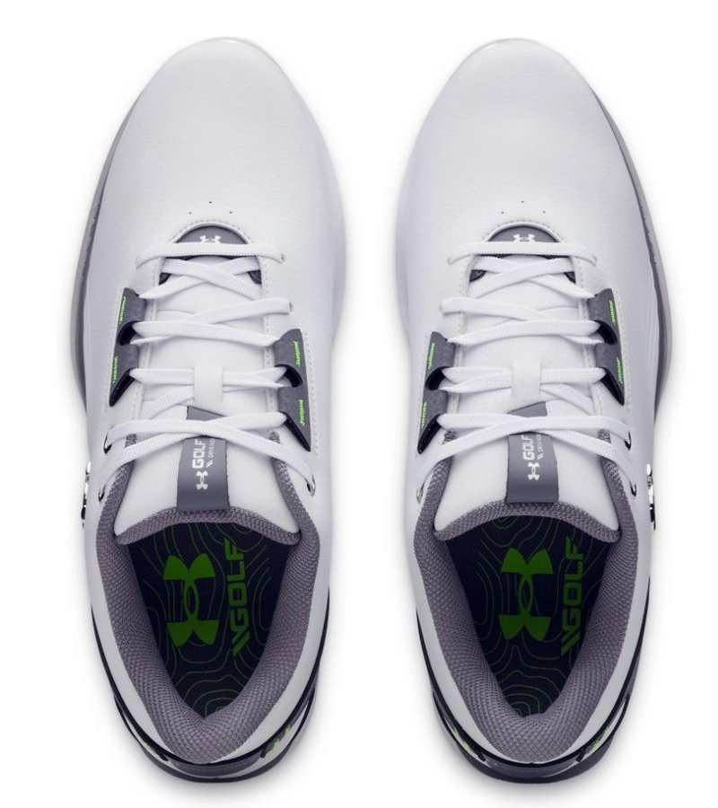 Under Armour Drive Fade 2 zapatos de golf para hombre, blancos