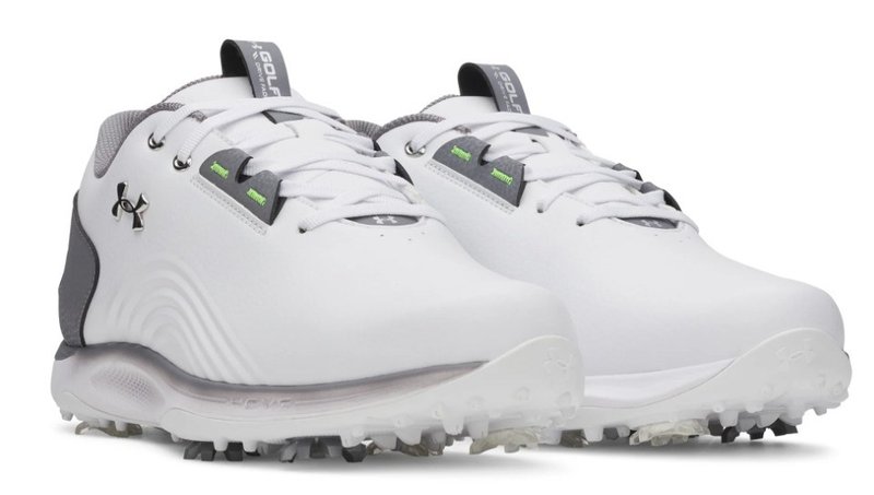 Under Armour Drive Fade 2 zapatos de golf para hombre, blancos