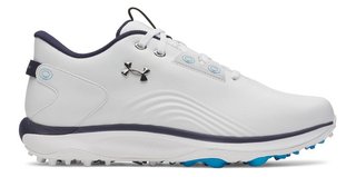 Under Armour Drive Fade 2 Spikeless zapatos de golf para hombre, blancos
