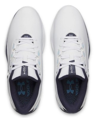 Under Armour Drive Fade 2 Spikeless zapatos de golf para hombre, blancos