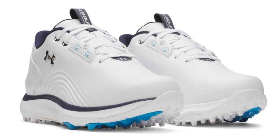 Under Armour Drive Fade 2 Spikeless zapatos de golf para hombre, blancos