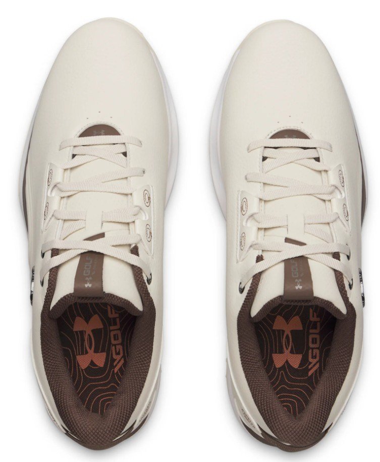 Under Armour Drive Fade 2 Spikeless zapatos de golf para hombre, beige