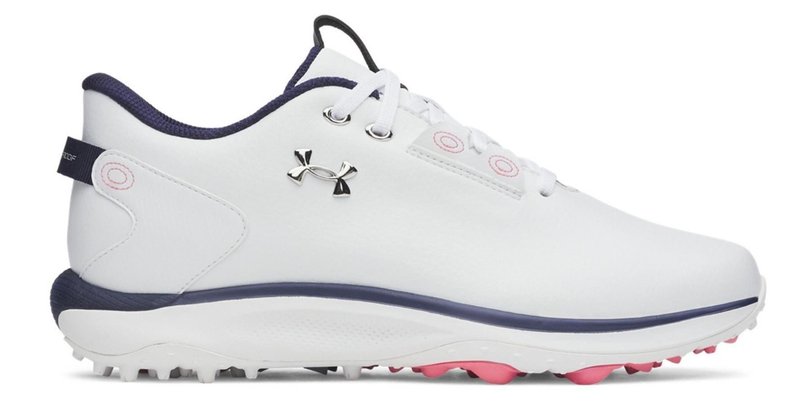 Under Armour Drive Fade 2 Spikeless zapatillas de golf para mujer, blancas