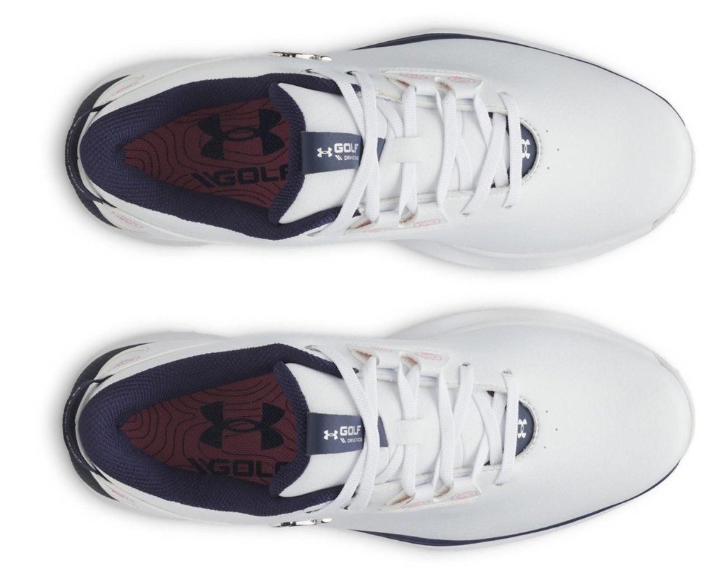 Under Armour Drive Fade 2 Spikeless zapatillas de golf para mujer, blancas