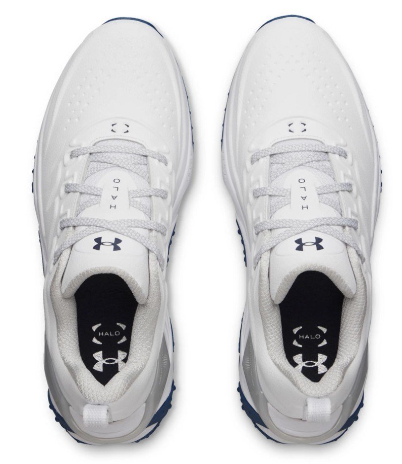 Under Armour Halo Tour Spikeless zapatos de golf para hombre, blancos