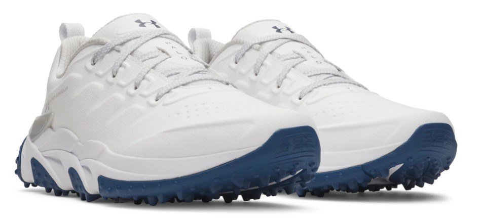 Under Armour Halo Tour Spikeless zapatos de golf para hombre, blancos