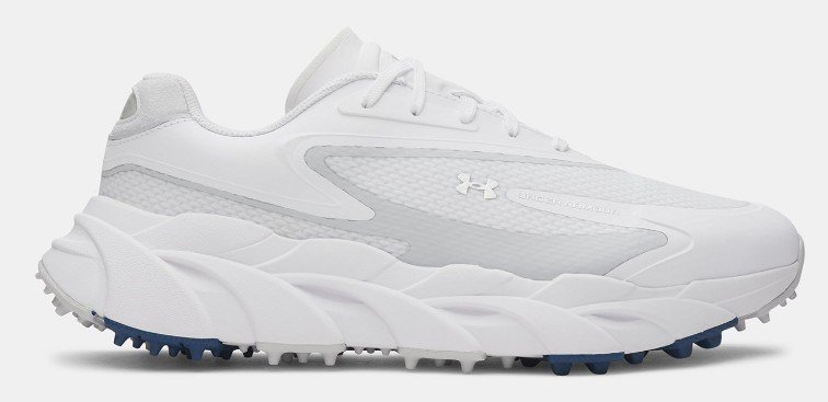 Under Armour Halo Hybrid SL zapatillas de golf de hombre, blancas
