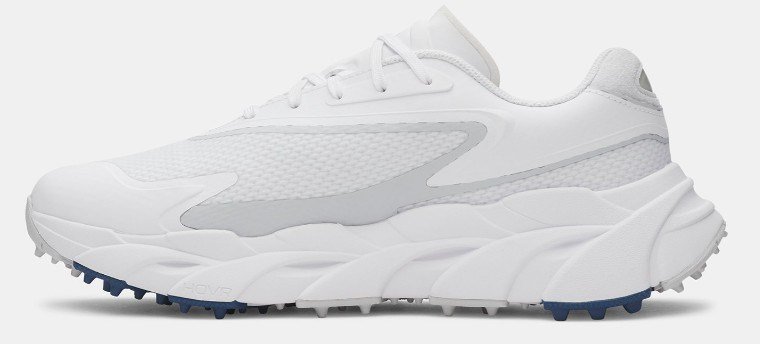 Under Armour Halo Hybrid SL zapatillas de golf de hombre, blancas