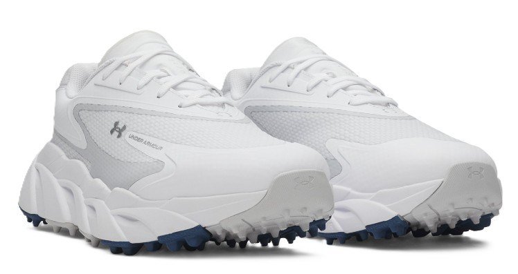 Under Armour Halo Hybrid SL zapatillas de golf de hombre, blancas