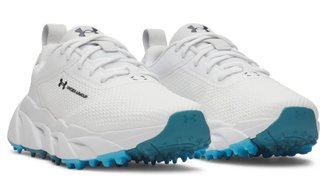 Under Armour Halo Tour Hybrid Spikeless zapatillas de golf mujer, blancas