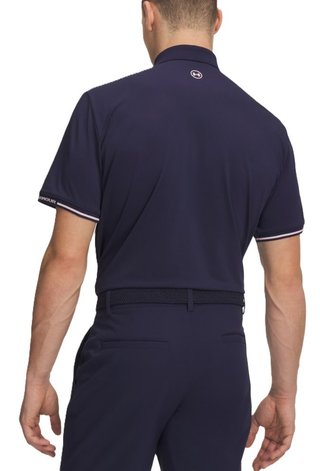Under Armour Dry Pique polo de hombre, midnight navy/prime pink