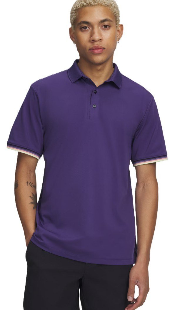 Under Armour Dry Pique polo de hombre, mystical purple/black