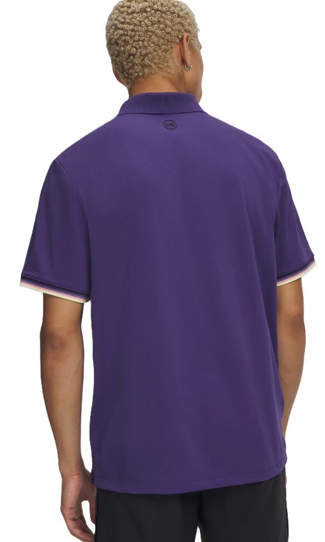 Under Armour Dry Pique polo de hombre, mystical purple/black