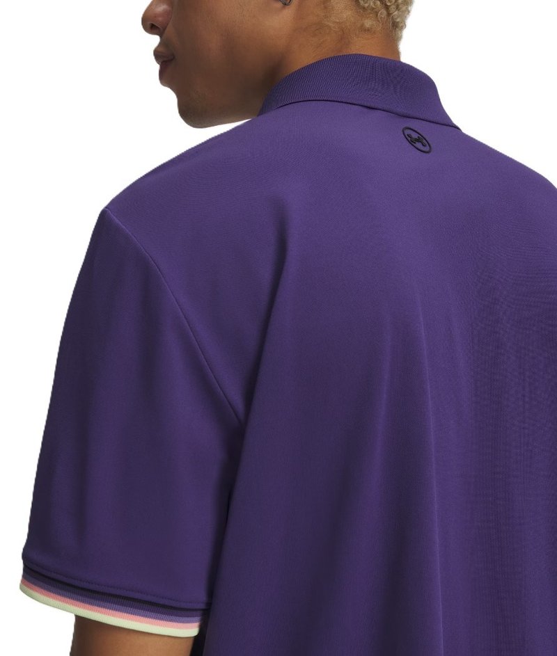 Under Armour Dry Pique polo de hombre, mystical purple/black