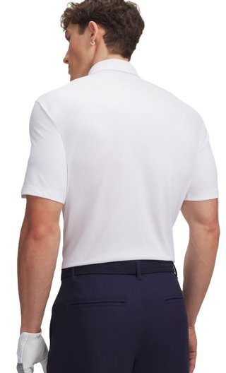 Under Armour Dry Horizon polo de hombre, blanco/azul marino