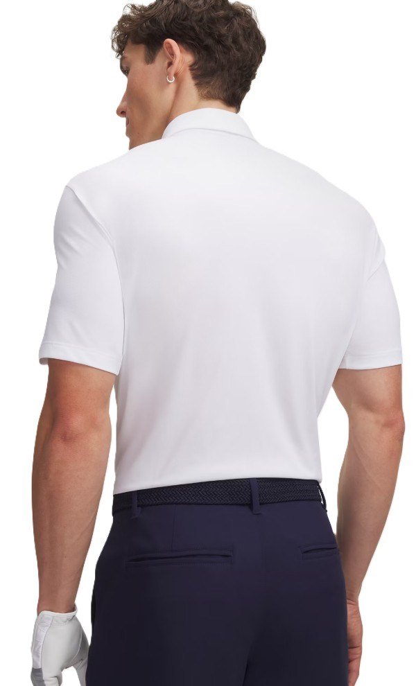 Under Armour Dry Horizon polo de hombre, blanco/azul marino