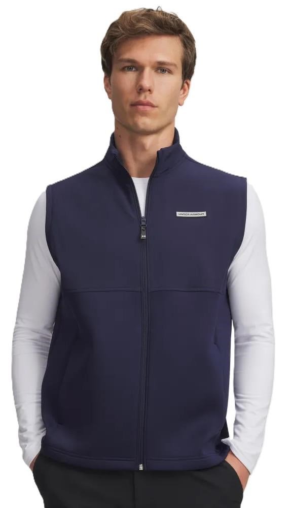 Under Armour Drive Pro Hybrid chaqueta sin mangas para hombre, midnight navy