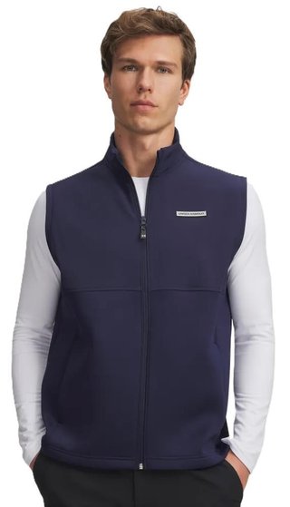 Under Armour Drive Pro Hybrid chaqueta sin mangas para hombre, midnight navy