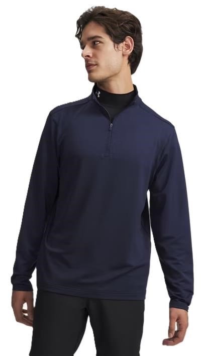 Under Armour Drive Lightweight 1/2 Zip sudadera de hombre, midnight navy/midnight navy fade heather/castlerock