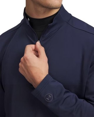 Under Armour Drive Lightweight 1/2 Zip sudadera de hombre, midnight navy/midnight navy fade heather/castlerock