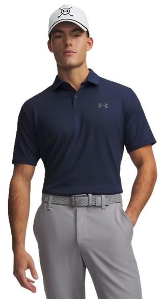 Under Armour Matchplay polo de hombre, academy/pitch gray