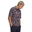 Under Armour Matchplay Printed polo de hombre, midnight navy/posh pink